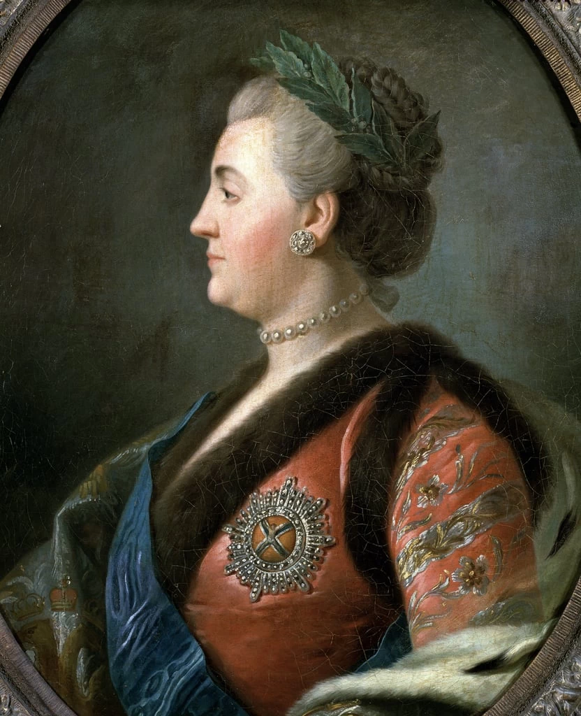 Ritratto di Caterina II la Grande, imperatrice di Russia - Musee et Domaine National de Versailles et de Trianon, Versailles